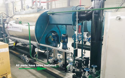 skid mounted steam boiler