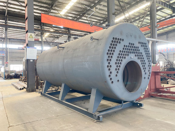 2100kw hot water corrugated furnace boiler