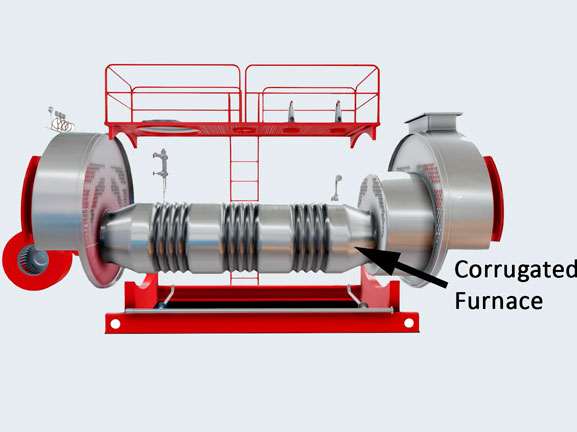 corrugated furnace steam boiler company