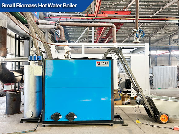biomass pellet hot water heating boiler
