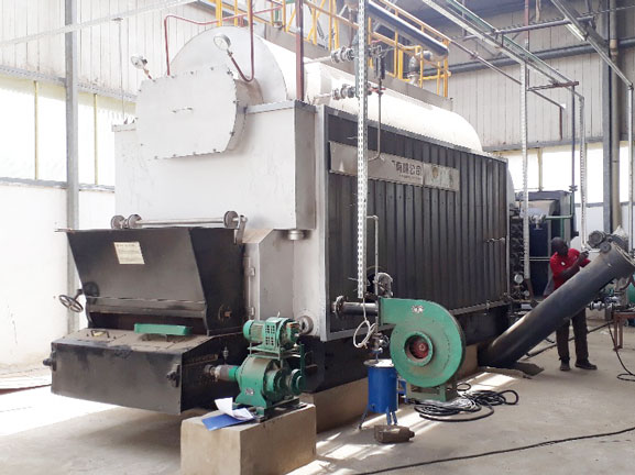 wood steam boiler