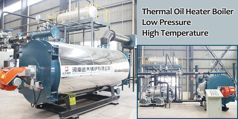 boiler system for hot oil heating, thermic fluid heater boiler