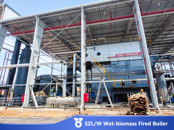 palm kernel shell boiler, chain grate boiler, traveling grate boiler