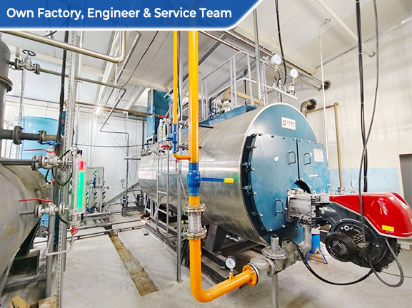 4 ton gas fired steam boiler