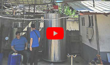LHS Vertical Fire Tube Gas Oil Fired Boiler