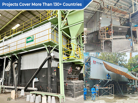 szl 15ton water tube coal boiler