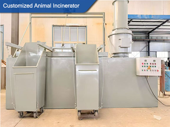 300kg farm animal carcass incinerator