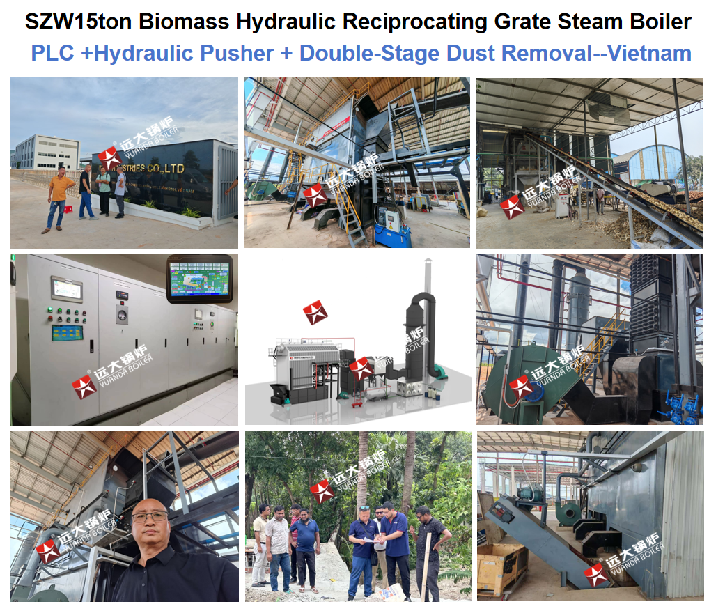 1000hp boiler, 1000hp biomass steam boiler, 15ton wood chip boiler